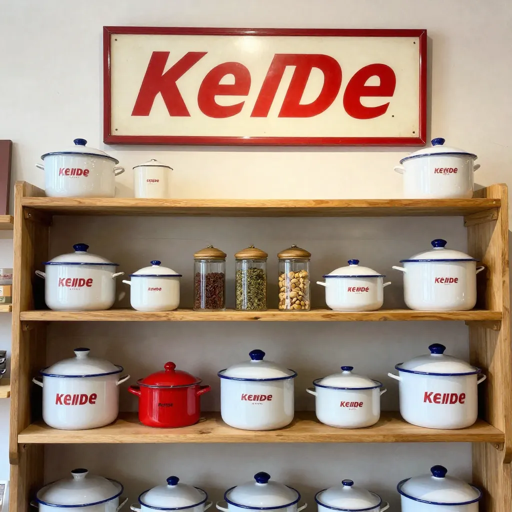 Shelf with crockery